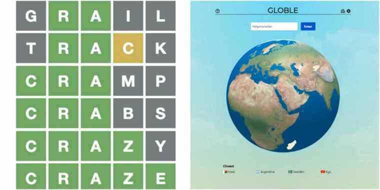 Wordle Spinoff Globle est une version géographique du jeu de mots viral
