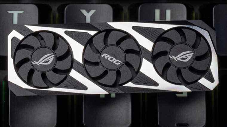 Le keycap Nvidia GeForce RTX 3080 fait peau neuve avec Asus ROG
