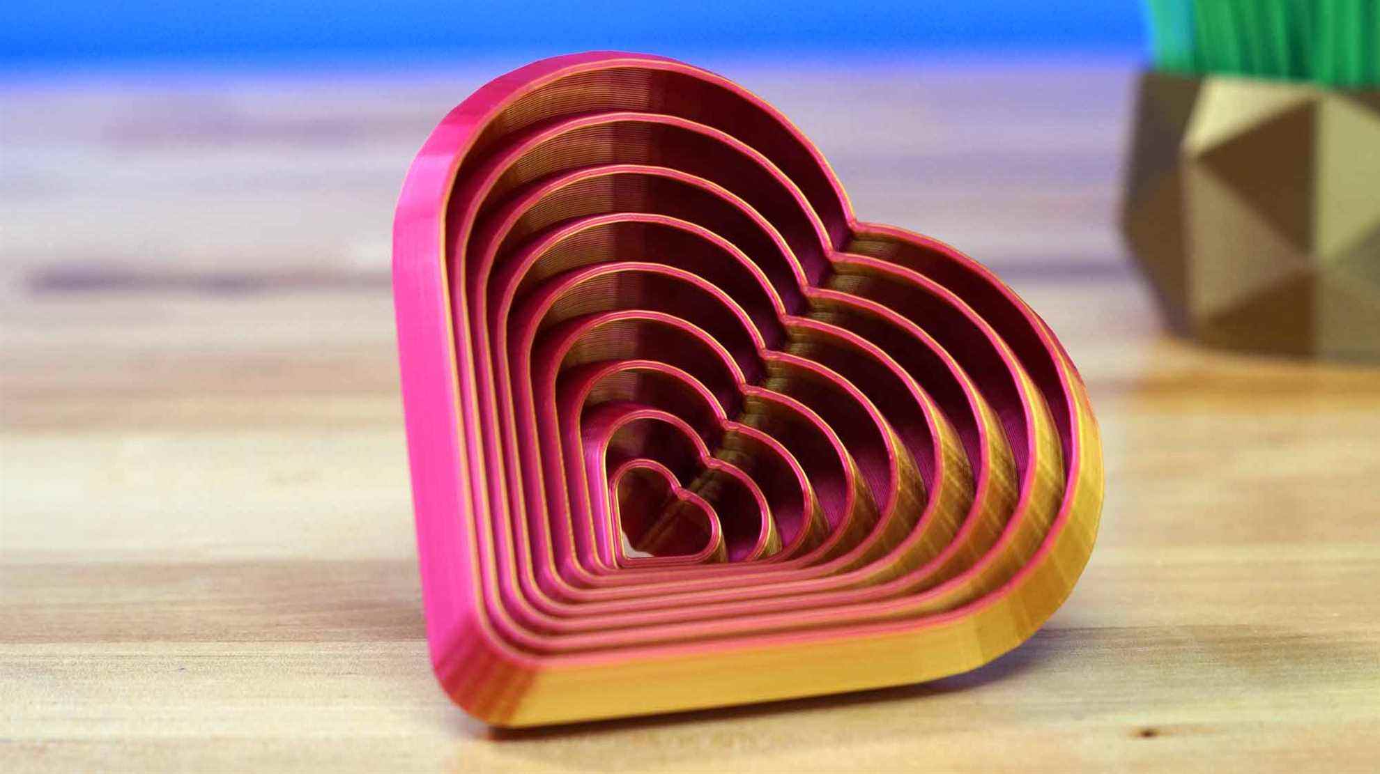 Cadeaux imprimables en 3D pour la Saint-Valentin