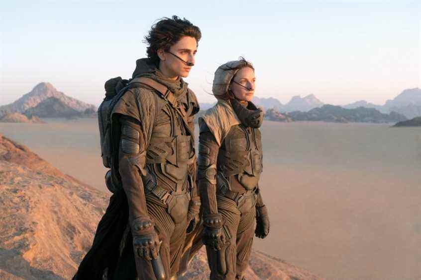 Dune Timothée Chalamet Rebecca Ferguson 