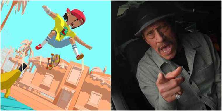 Danny Trejo nous ordonne de faire un kickflip pour OlliOlli World
