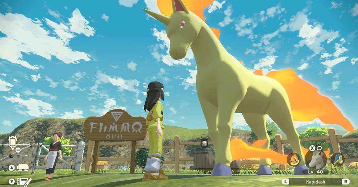 J'ai accidentellement combattu Pokémon Legends: Alpha Rapidash d'Arceus et j'ai survécu pour raconter l'histoire
