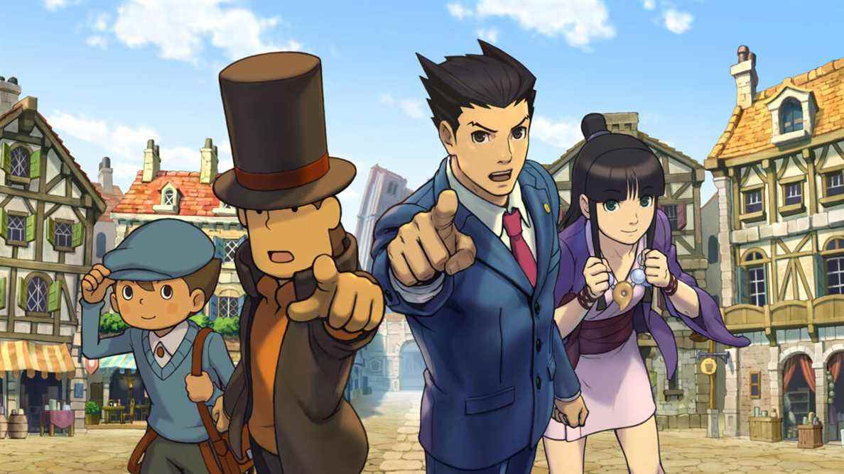 Professeur Layton contre Phoenix Wright Ace Attorney