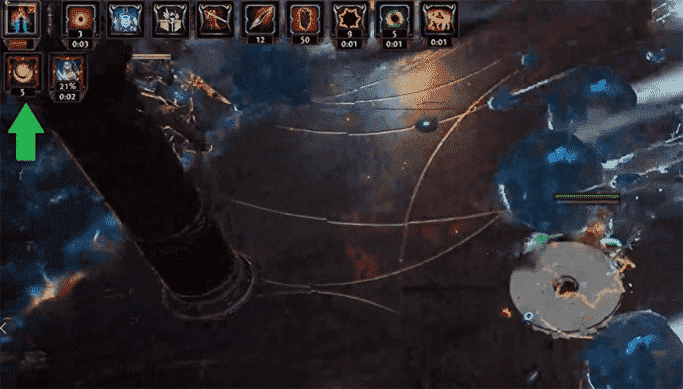 L'Astral Avalanche attaque de l'Étoile Noire dans Path Of Exile