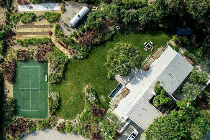 Vue aérienne de la quatrième maison vedette de Genius Home.