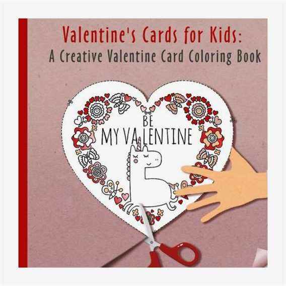 Cartes de la Saint-Valentin pour les enfants : un livre de coloriage créatif pour l'échange de cartes de la Saint-Valentin