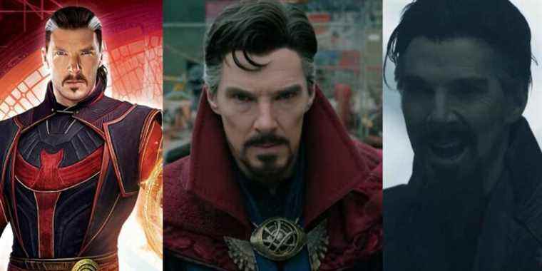 Les nouvelles affiches de Doctor Strange 2 se concentrent sur les trois variantes étranges
