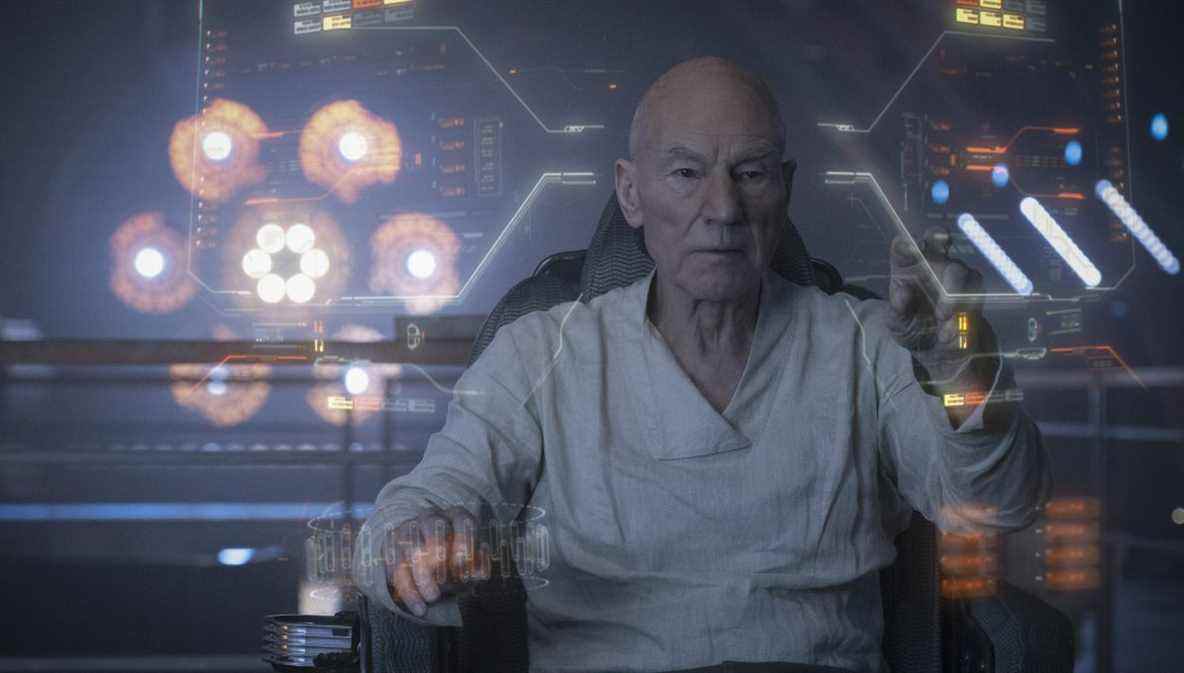 Picard aux commandes d'un avion