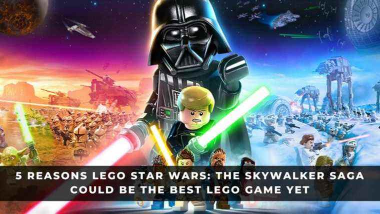 5 raisons pour lesquelles Lego Star Wars: La saga Skywalker pourrait être le meilleur jeu Lego à ce jour
