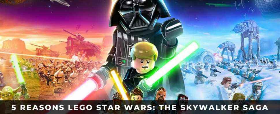 5 raisons pour lesquelles Lego Star Wars: La saga Skywalker pourrait être le meilleur jeu Lego à ce jour