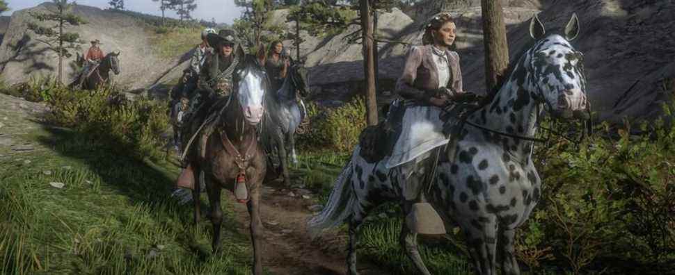 Rencontrez les centaines de filles à cheval qui dirigent le groupe le plus gentil de Red Dead Online