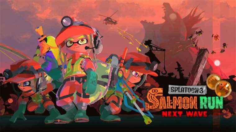 Captures d'écran de Splatoon 3 Salmon Run
