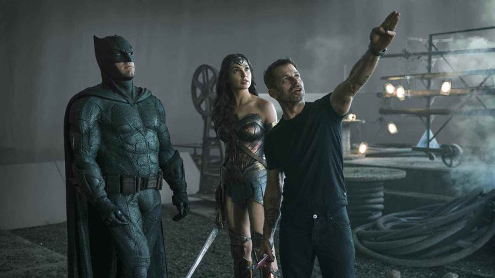 Photo de production de la Justice League