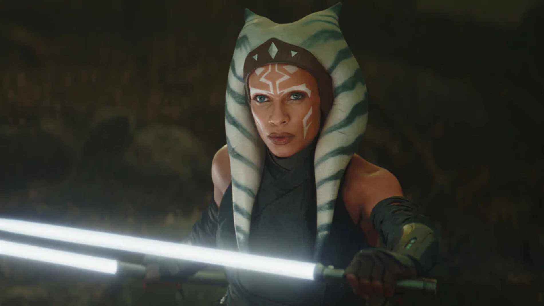 Rosario Dawson dans le rôle d'Ahsoka Tano dans The Mandalorian