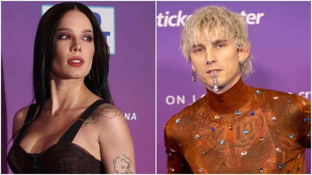 Halsey et Machine Gun Kelly échangent des touchés musicaux lors de la soirée d'ouverture du Super Bowl Music Fest Les plus populaires doivent être lus Inscrivez-vous aux bulletins d'information sur les variétés Plus de nos marques
	
	
