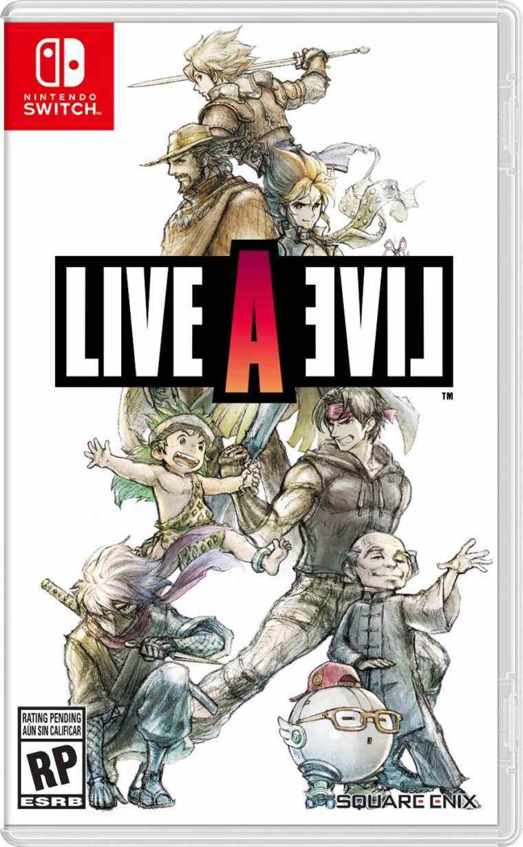 Live A Live boxart, captures d'écran
