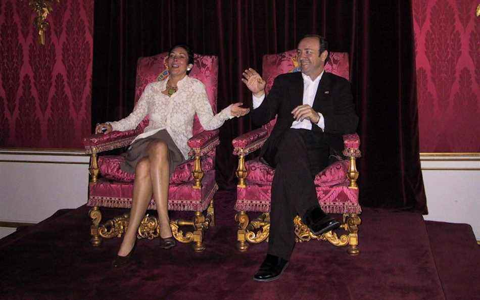 Ghislaine Maxwell et Kevin Spacey