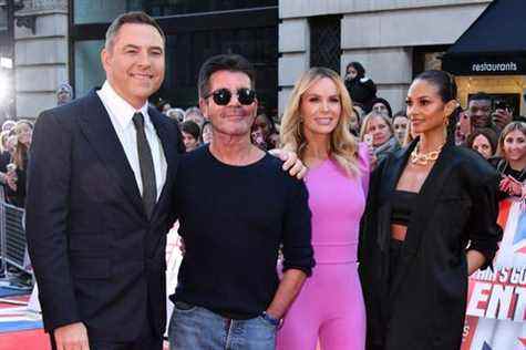 david walliams, simon cowell, amanda holden, alesha dixon