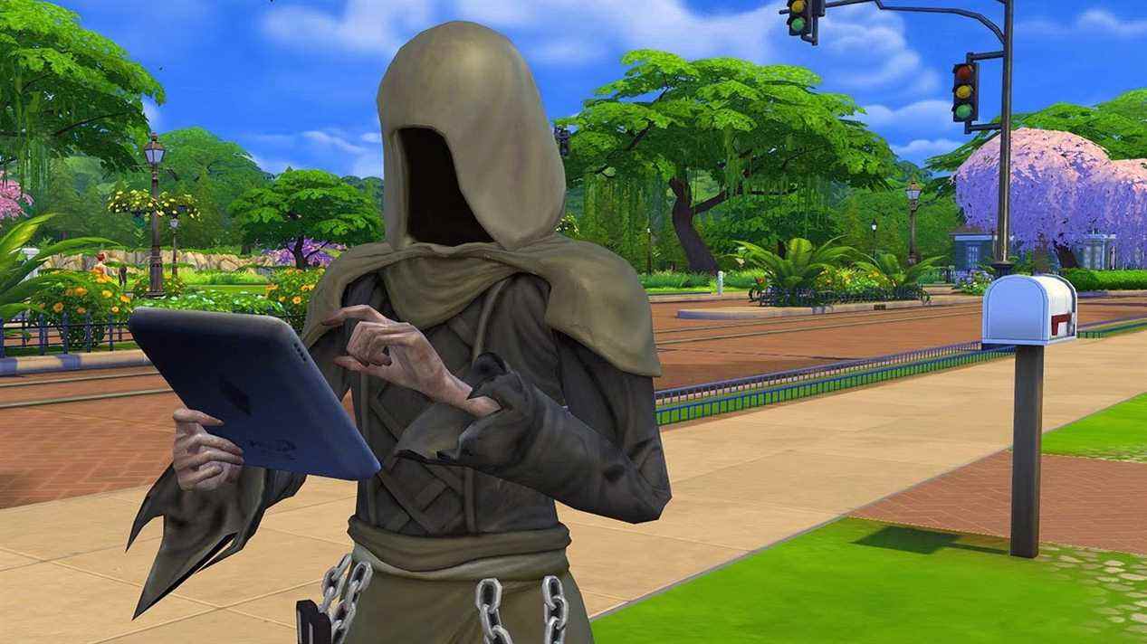 Les Sims lore 2 3 4 Bustin Out Bella Goth Grim Reaper