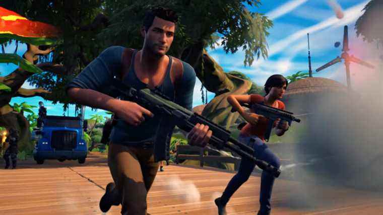 Les skins Fortnite x Uncharted comprendront à la fois des versions de film et de jeu, ouf
