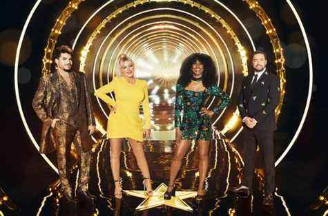 juges étoilés adam lambert, sheridan smith, beverley knight et jason manford