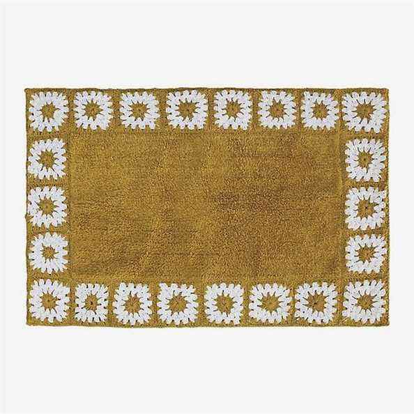 Tapis de bain au crochet Wild Sage (33 par 20 pouces)