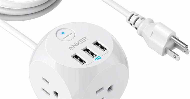 Chargez jusqu’à 6 de vos appareils plus rapidement avec cette multiprise Anker à 20 $