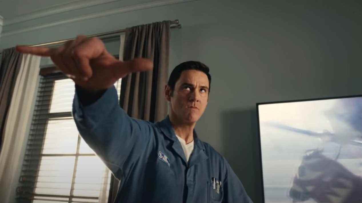 Jim Carrey revient en tant que Chip Douglas dans l'annonce du Super Bowl de The Cable Guy
