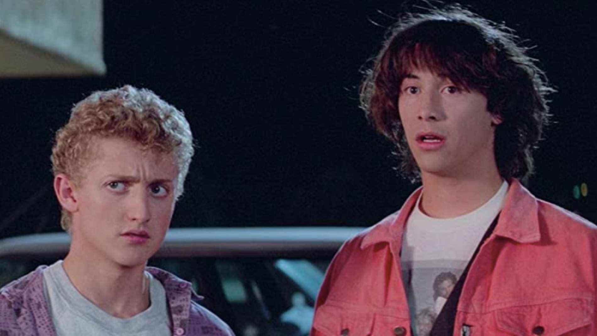 Alex Winter et Keanu Reeves dans L'excellente aventure de Bill et Ted