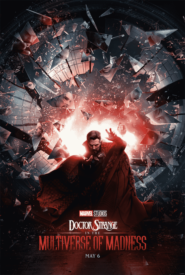 Affiche Docteur Strange dans le multivers de la folie