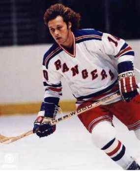 Ron Duguay dans son apogée des Rangers de New York.  GETTY IMAGES