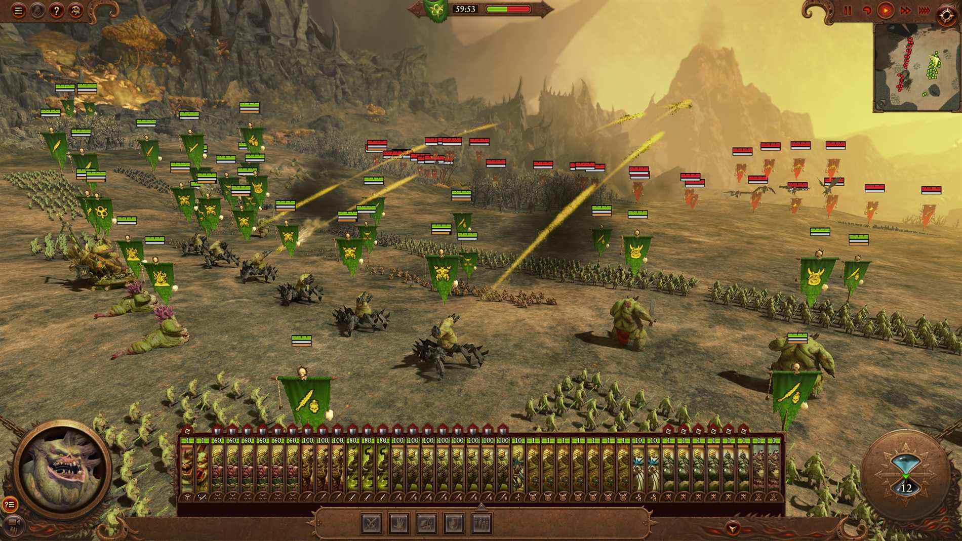 une capture d'écran de Total War: Warhammer 3