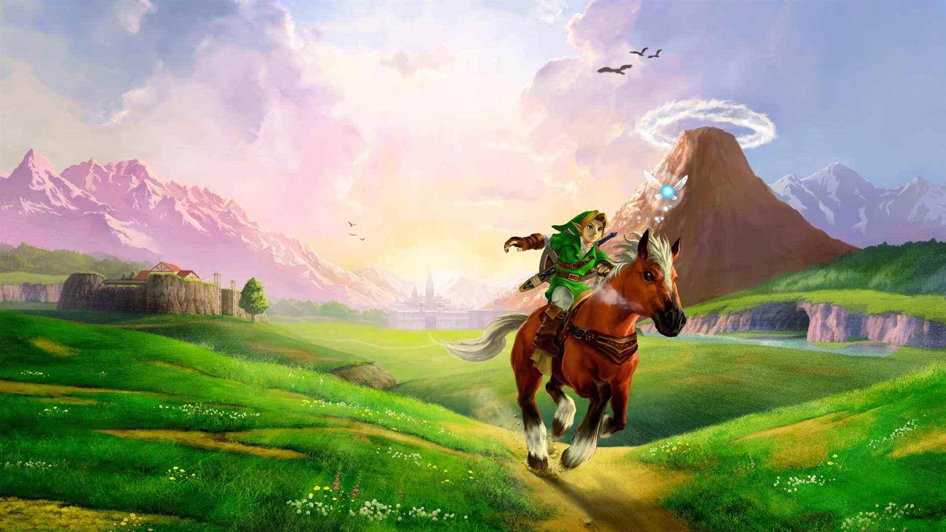 Show The Legend of Zelda main protagonist on his horse