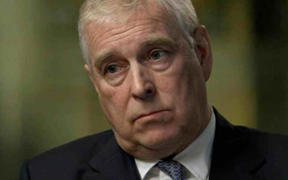 Prince Andrew dans Newsnight - BBC