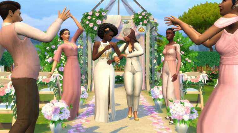 Les Sims 4 : Mes histoires de mariage veut que vous pleuriez