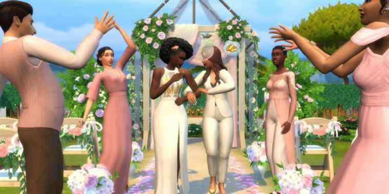 Les histoires de mariage des Sims 4 vont maintenant être lancées en Russie, sans censure LGBT
