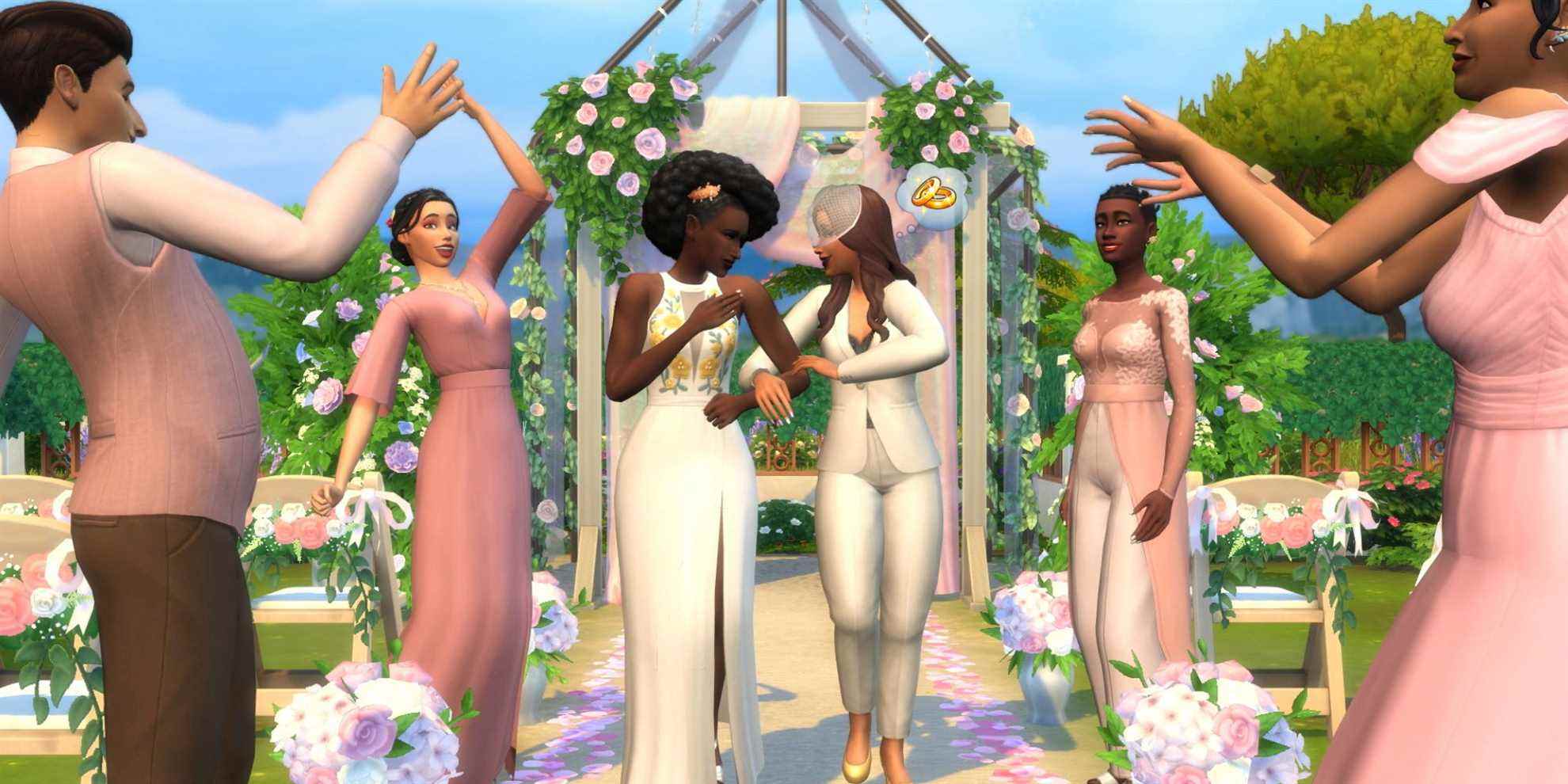 Les histoires de mariage des Sims 4 vont maintenant être lancées en Russie, sans censure LGBT
