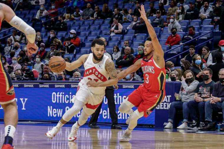 Les raptors arrivent vides dans Big Easy