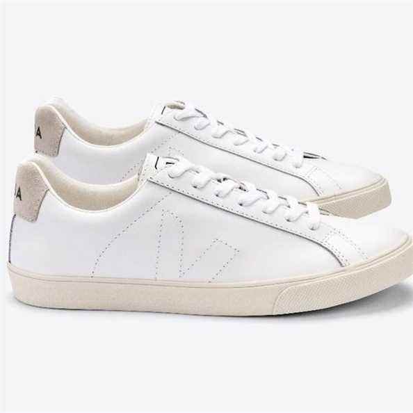 Baskets Veja Esplar en cuir blanc 