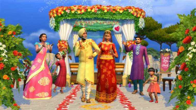 Les Sims 4 Mes histoires de mariage sont exactement ce que les fans du pack mariage voulaient
