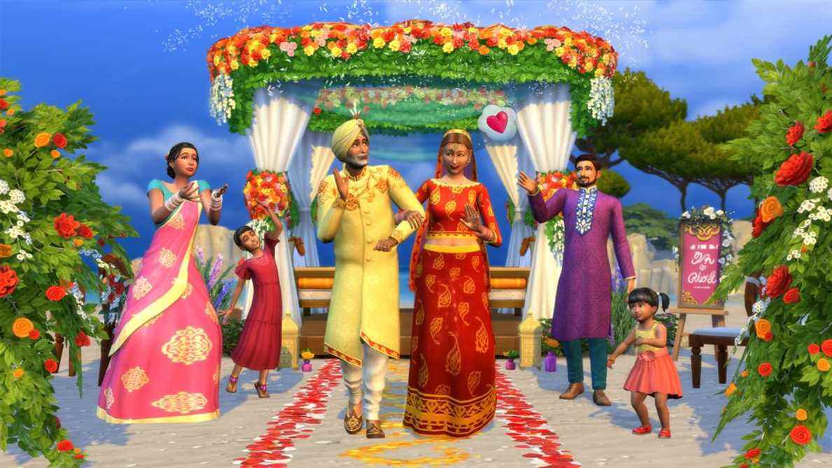 Les Sims 4 Mes histoires de mariage sont exactement ce que les fans du pack mariage voulaient
