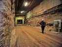 Une entrée des tunnels de la mine de potasse Cory de Nutrien près de Saskatoon, en Saskatchewan.