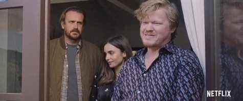 lily collins, jesse plemons, jason segel, aubaine