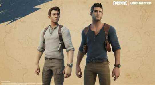 Nathan Drake et Chloe Frazer d'Uncharted seront à la chasse au trésor à Fortnite