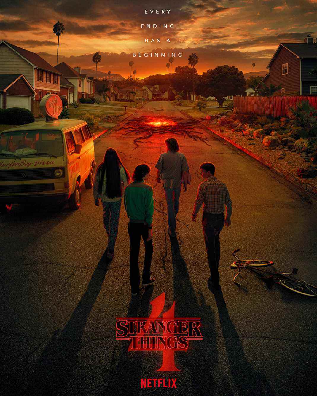 La quatrième affiche de la saison 4 de Stranger Things