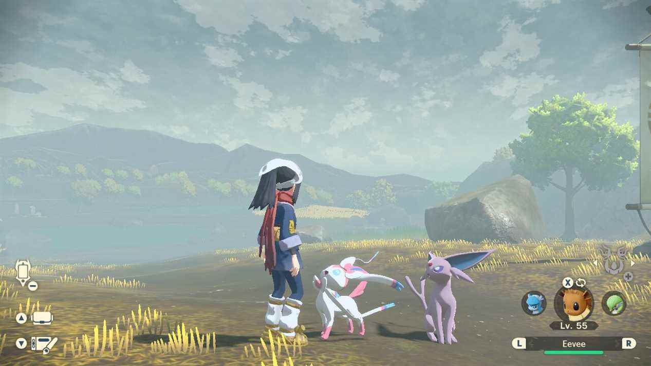 Sylveon et Espeon se disent bonjour