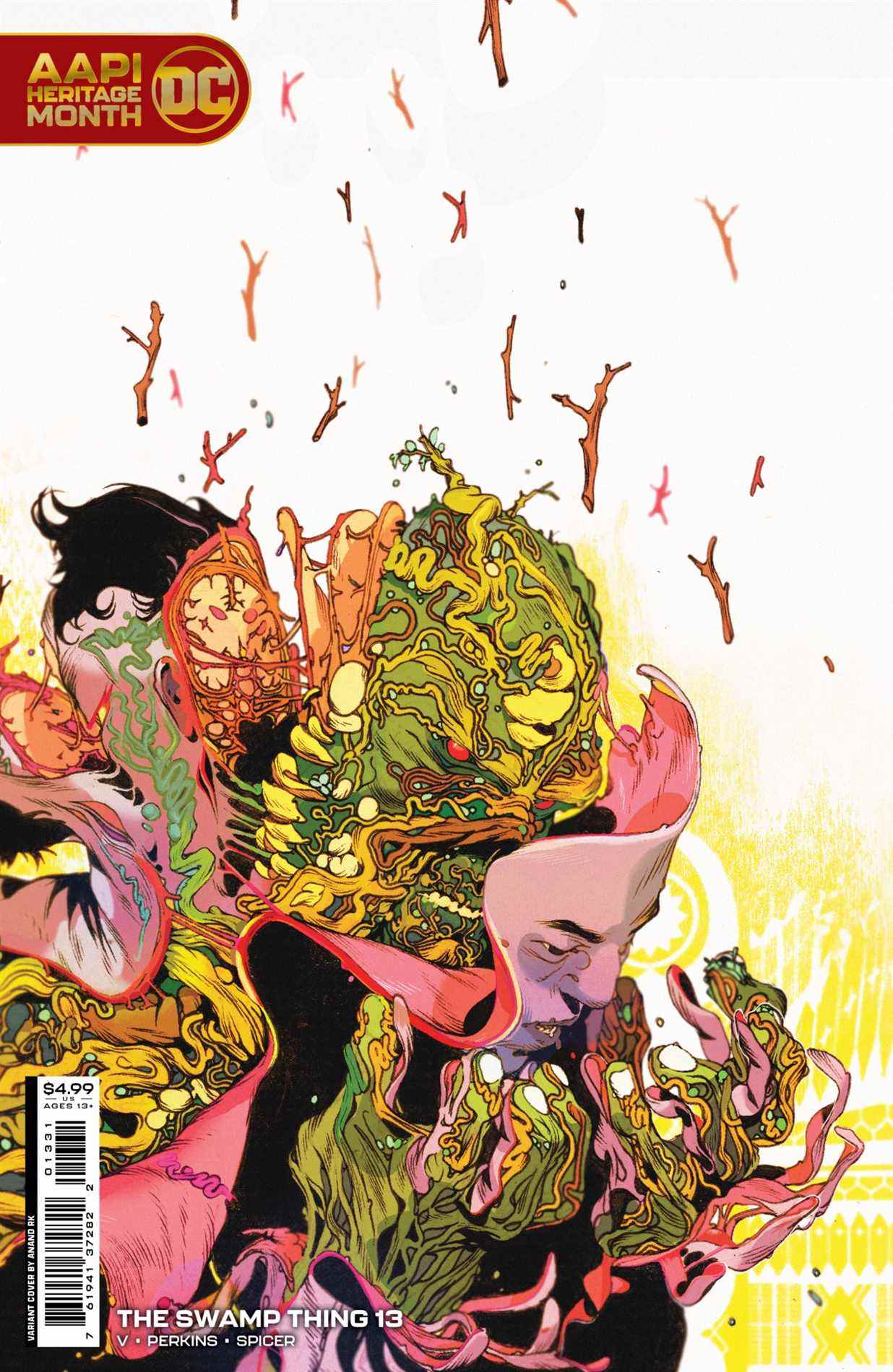 La variante AAPI Swamp Thing # 13