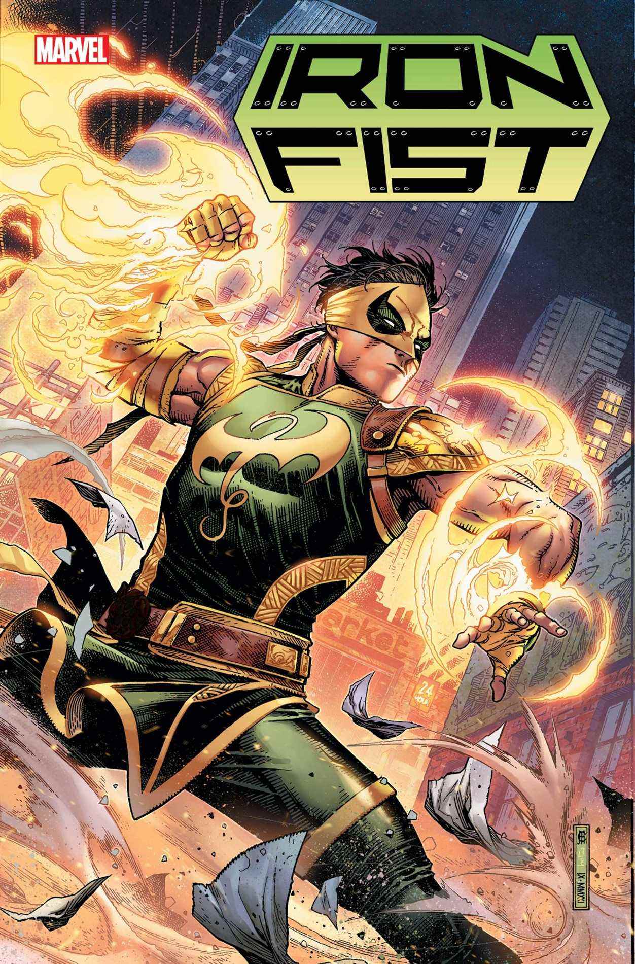 Couverture Iron Fist #1, avec Sword Master peut-être ?