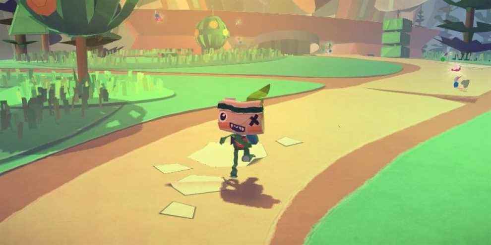 Gameplay de Tearaway de la PS Vita.