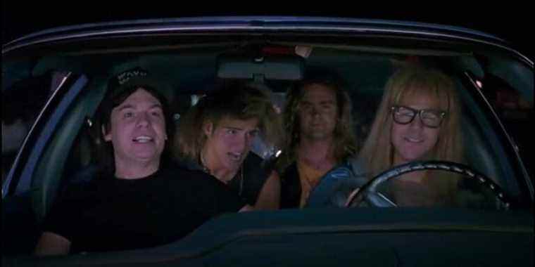 Wayne's World car scene Bohemian Rhapsody 30th anniversary